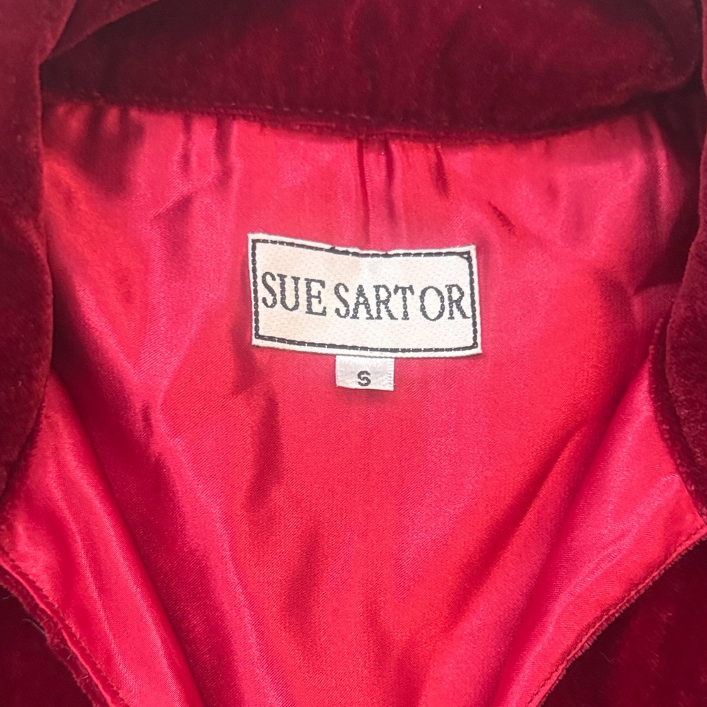 Sue Sartor Velvet Dress - Picture 2 of 4